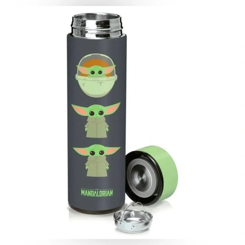 Star Wars Baby Yoda Water Bottle 17oz The Child The Mandalorian NEW